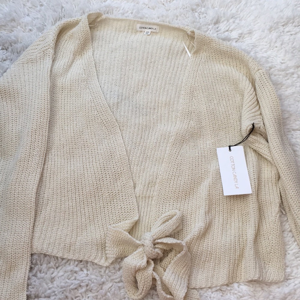 Cream sweater
